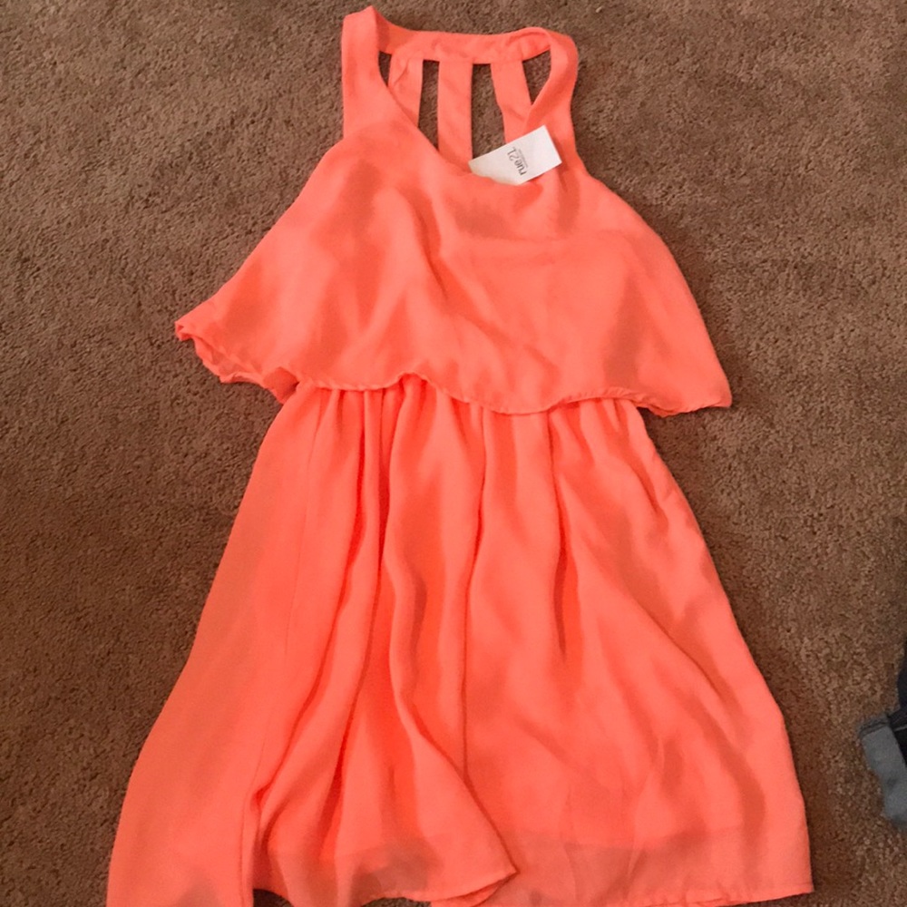Xs peach dress